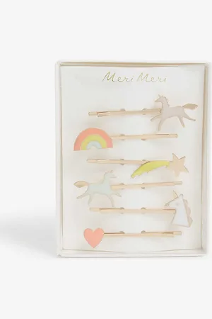 Meri Meri Unicorn Hair Slides Set of Six