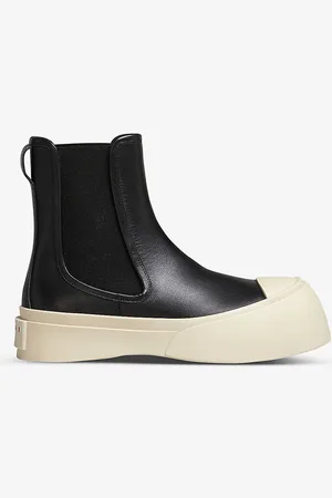 Marni Pablo Chunky-sole Leather Ankle Boots
