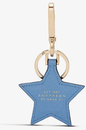 SMYTHSON Panama Star-shaped Leather Keyring
