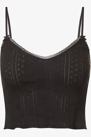 Cou Cou Intimates Pointelle Sleeveless Organic-cotton Top