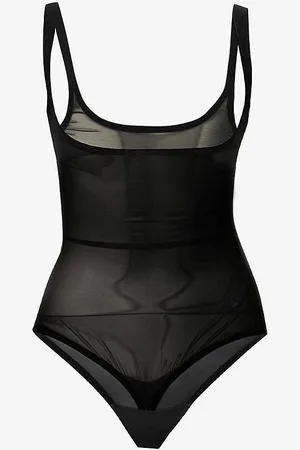 Wolford Scoop-neckline Stretch-mesh Body
