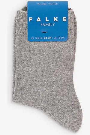 Falke Family so Logo-print Stretch-cotton Blend Ankle Socks 2-13 Years