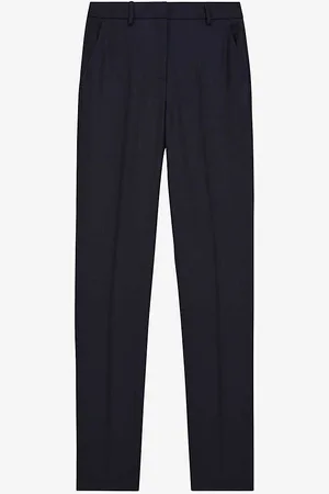 The Kooples Straight-leg Tailored Stretch-woven Trousers