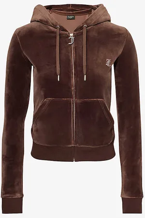 Juicy Couture Robertson Logo-embellished Velour Hoody