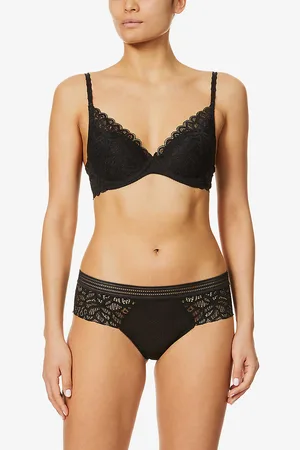 Wacoal Raffiné Underwired Stretch-lace Plunge Bra