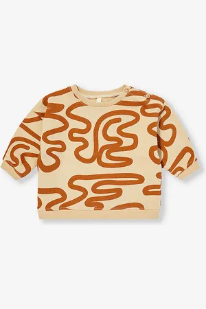 Organic Zoo Journey Abstract-pattern Organic Cotton-jersey Sweatshirt 3 Months-3 Years