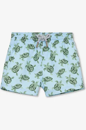FrenchTrotters Turtle-print Woven Swim Shorts 3-24 Months