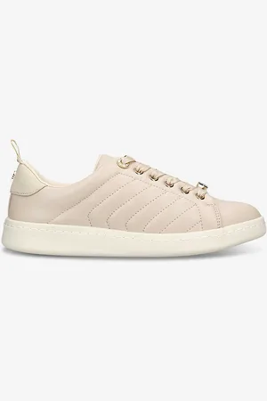 Kurt Geiger Liza Quilted Faux-leather Low-top Trainers