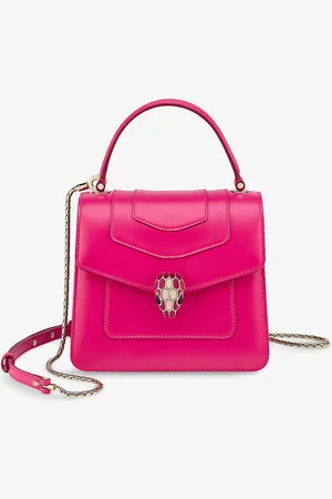 Bvlgari Serpenti Forever Leather Top-handle Bag