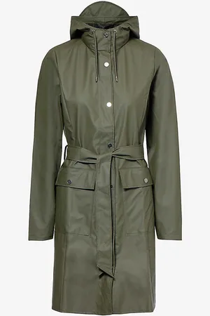 Rains High-neck Slim-fit Shell Jacket