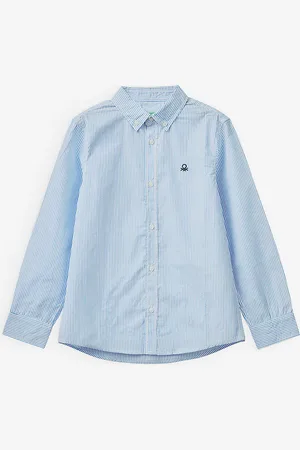 Benetton Long-sleeved Cotton Shirt 6-14 Years