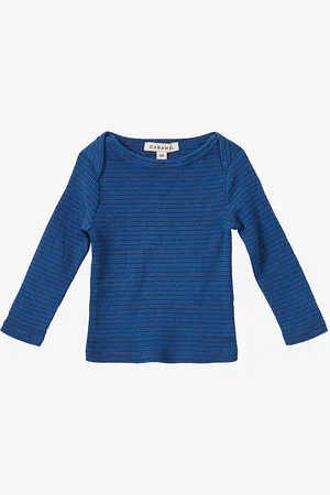 Caramel Kishon Stripe Ribbed Cotton-jersey Top 3 Months - 12 Years