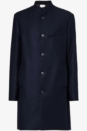 IKKS Collared Welt-pocket Woven Coat