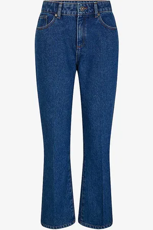 Soeur Francisco Contrast-stitch Straight-leg High-rise Jeans