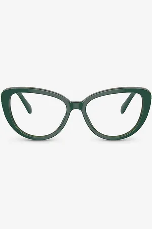 Swarovski Sk2014 Cat-eye Acetate Optical Glasses
