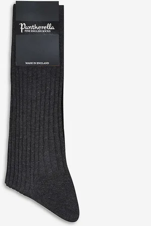Pantherella Short Ribbed Cotton Socks