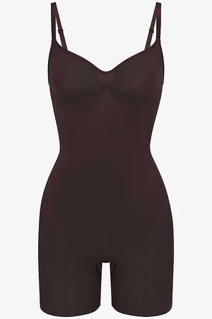 SKIMS Sculpt Ruched Stretch-woven Body