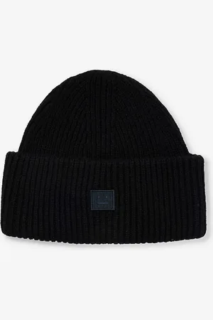 Acne Studios Pansy Brand-patch Wool Beanie Hat