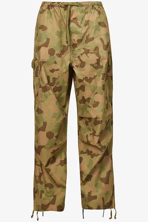 Jaded London Parachute Oversized Wide-leg Low-rise Cotton Trousers