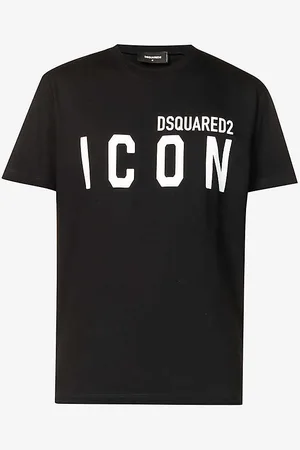 Dsquared2 Icon Logo-print Short-sleeve Cotton-jersey T-shirt