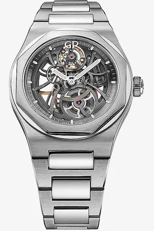 Girard Perregaux 81015-11-001-11a Laureato Skeleton Stainless Steel Automatic Watch