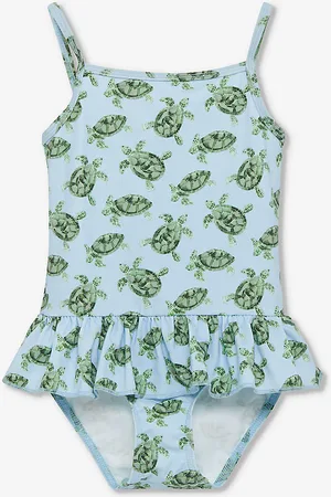FrenchTrotters Turtle-print Stretch-woven Swimsuit 2-11 Years