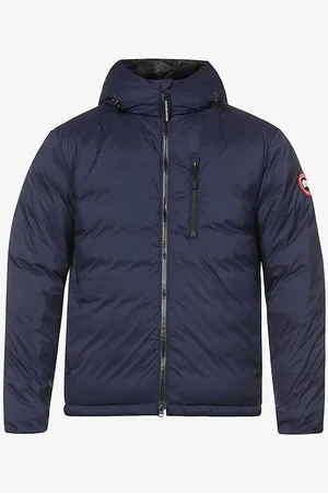 Canada Goose Lodge Logo-patch Shell-down Hooded Jacket