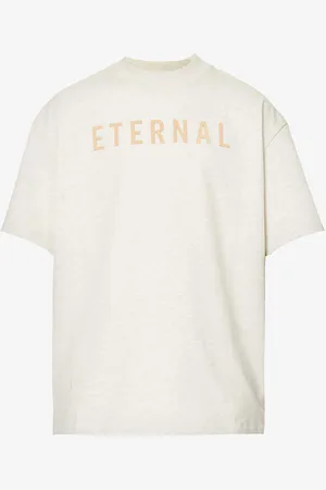 FEAR OF GOD Eternal Brand-print Oversized-fit Cotton-jersey T-shirt