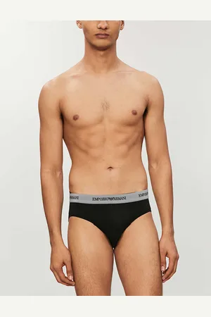 Emporio Armani Pack of Two Slim-fit Stretch-cotton Briefs
