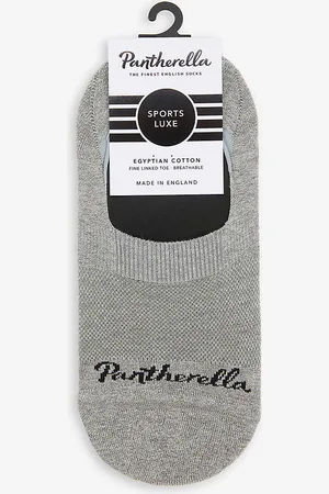 Pantherella Logo Cotton-blend Invisible Socks