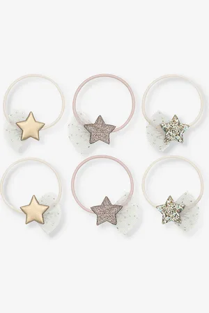 MIMI & LULA Ballerina Star-appliqué Set of Eight Hair Bands
