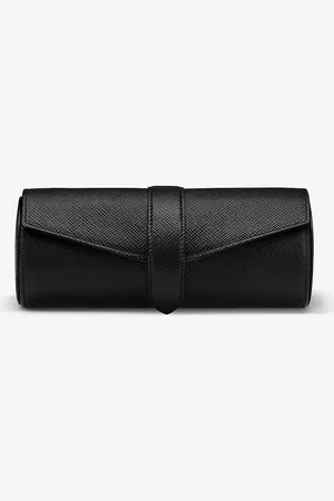 SMYTHSON Panama Calf Leather Watch and Jewellery Roll