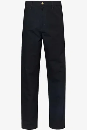 Carhartt Single Knee Straight-leg Regular-fit Organic-denim Trousers