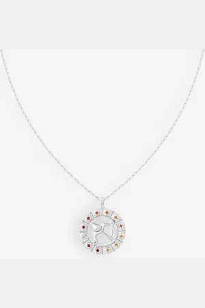 Astrid & Miyu Sagittarius Bold Zodiac Plated Recycled 925 Sterling- Necklace