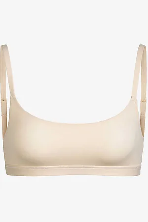 SKIMS Fits Everybody Scooped Stretch-woven Bra