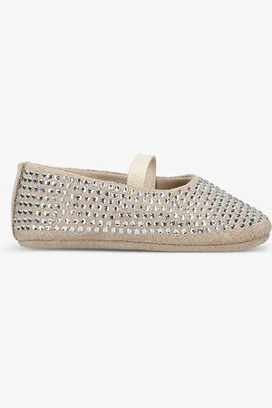 Babywalker Swarovski Crystal-embellished Leather Flats 0-9 Months