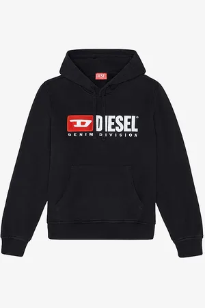 Diesel S-ginn Brand-print Cotton-jersey Hoody