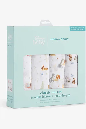 Aden + Anais Disney Assorted-design Pack of Four Cotton Blankets