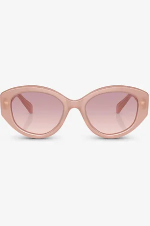 Swarovski Sk6005 Oval-frame Acetate Sunglasses