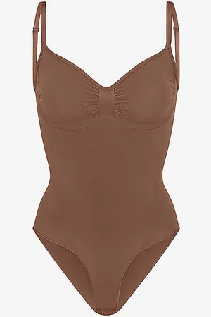 SKIMS Sculpt Ruched Stretch-woven Body