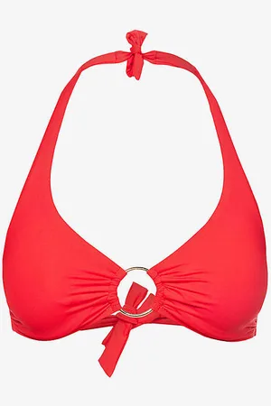Melissa Odabash Brussels Ring-embellished Halter-neck Bikini Top