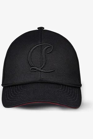 Christian Louboutin Mooncrest Logo-embroidered Cotton-canvas Cap