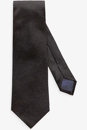 Eton Geometric-weave Silk Tie