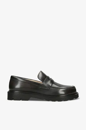 Loewe Blaze Leather Loafers