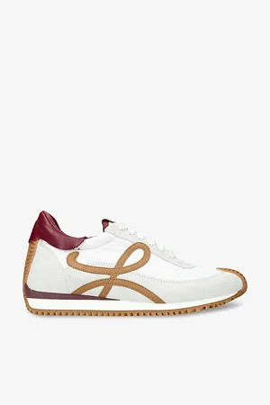 Loewe Flow Runner Monogram Leather and Shell Trainers