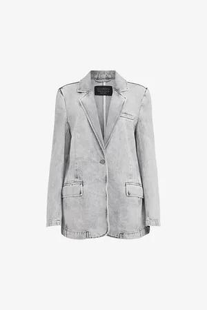 AllSaints Ever Relaxed-fit Denim Blazer