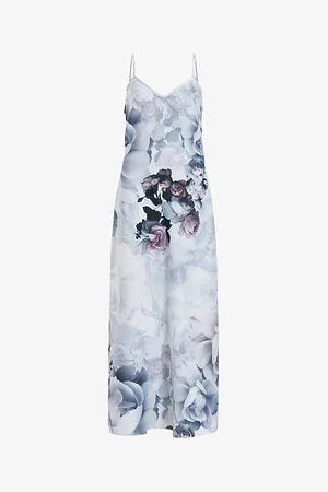 AllSaints Bryony Valley Floral-print Recycled-polyester Maxi Dress