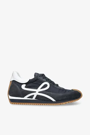 Loewe Flow Runner Monogram Leather and Shell Trainers
