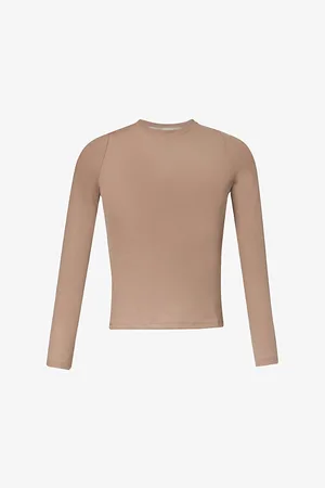 Lounge Underwear Essential Logo-embroidered Slim-fit Stretch-woven Top