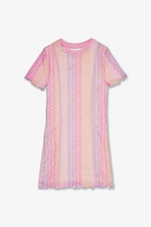 Juicy Couture Monogram-print Mesh Dress 7-15 Years